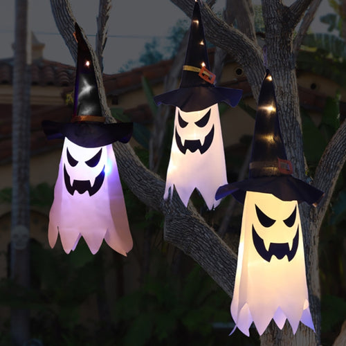 ไฟ LED ฮาโลวีนแขวนไฟตกแต่งเทศกาลผีสไตล์:, Wizard Hat (Warm White), Wizard Hat (Colorful), Skeleton (Warm White), Skeleton (Colorful), Pumpkin (Warm White), Pumpkin (Colorful), Bat (Warm White), Bat (Colorful)