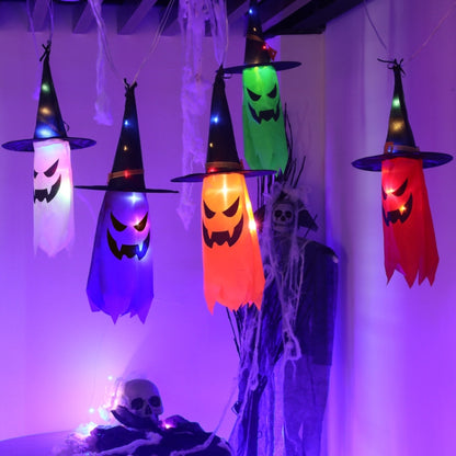 ไฟ LED ฮาโลวีนแขวนไฟตกแต่งเทศกาลผีสไตล์:, Wizard Hat (Warm White), Wizard Hat (Colorful), Skeleton (Warm White), Skeleton (Colorful), Pumpkin (Warm White), Pumpkin (Colorful), Bat (Warm White), Bat (Colorful)