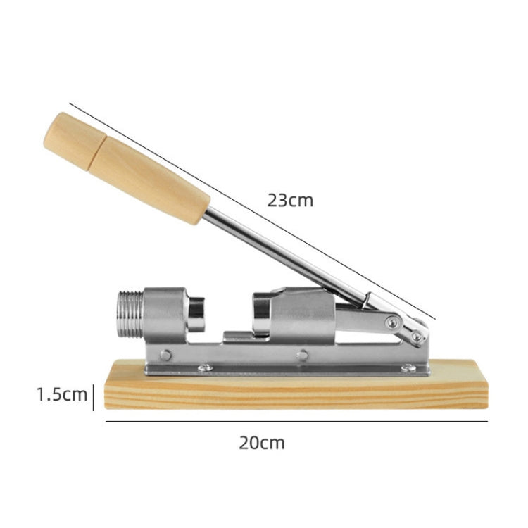 Walnut Clip Home เครื่องมือปอกเปลือกวอลนัท Nut Shell Cracking Plier, Wooden