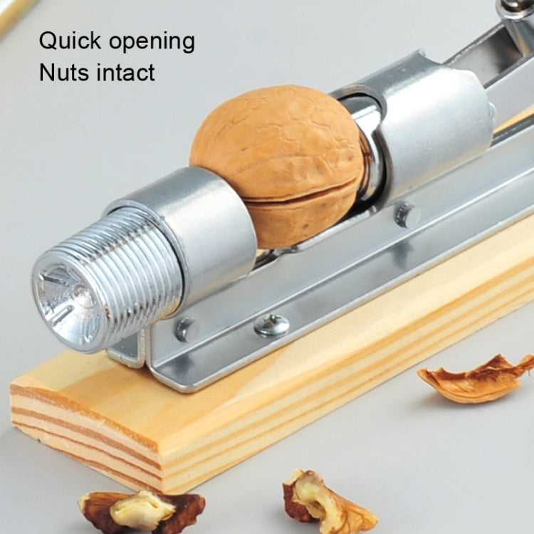 Walnut Clip Home เครื่องมือปอกเปลือกวอลนัท Nut Shell Cracking Plier, Wooden