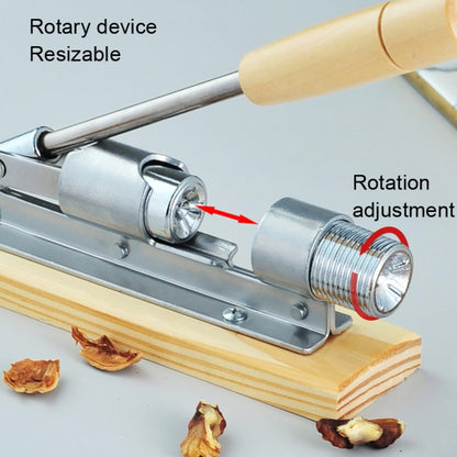Walnut Clip Home เครื่องมือปอกเปลือกวอลนัท Nut Shell Cracking Plier, Wooden