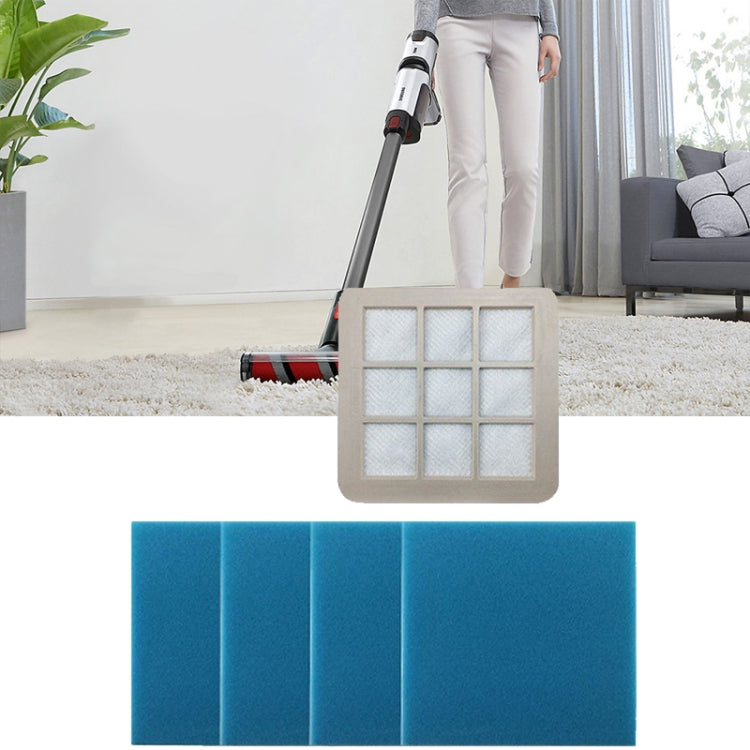 สำหรับเครื่องดูดฝุ่น Philips FC5823 / FC5826 / FC5830 / FC5832, Air Inlet Filter, 5PCS Sponge, Outlet Filter