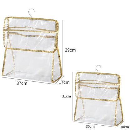 หน้าหลัก กระเป๋าเก็บชุดชั้นในแบบใสติดผนัง, Golden Edge (Small), Golden Edge (Large), Silver Edge (Small)