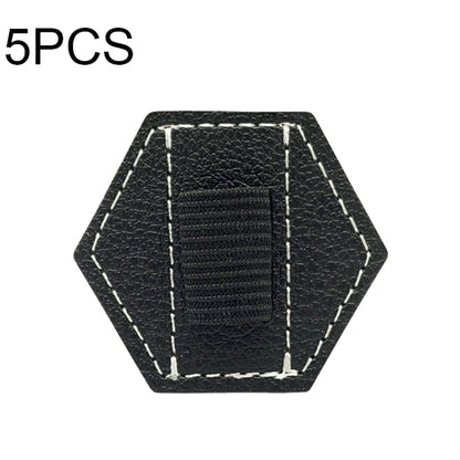 5 PCS Capacitive Pen Bag Self Adhesive Pen Holder PU Pen Clip, สไตล์:, Hexagonal Black, Hexagonal Blue, Hexagonal Orange, Hexagonal Red, Hexagonal Brown, Hexagon Double Black, Rectangular Double Black, Round