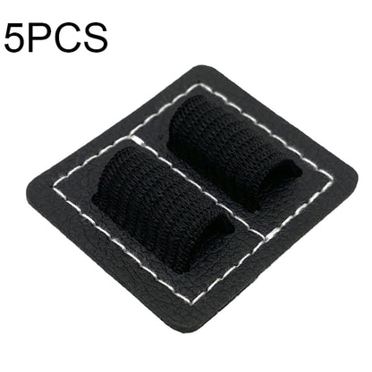 5 PCS Capacitive Pen Bag Self Adhesive Pen Holder PU Pen Clip, สไตล์:, Hexagonal Black, Hexagonal Blue, Hexagonal Orange, Hexagonal Red, Hexagonal Brown, Hexagon Double Black, Rectangular Double Black, Round
