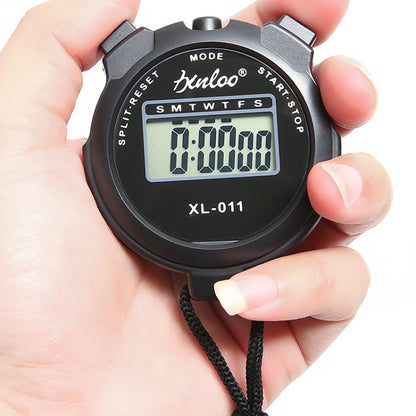XINLONG XL-011 แสดงนาฬิกาจับเวลาหน่วยความจำเดี่ยววิ่งออกกำลังกายจับเวลาอิเล็กทรอนิกส์, XL-011 Blue, XL-011 Red, XL-011 Orange, XL-011 Black