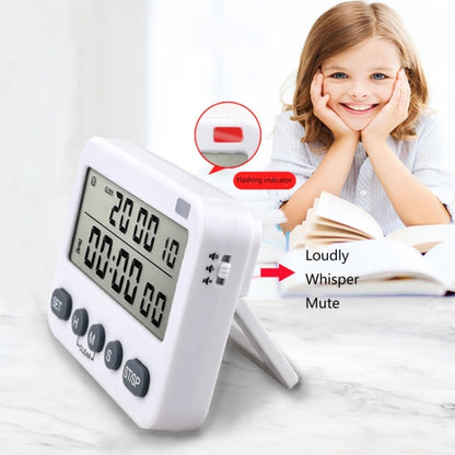 YS-218 Digital Timer เตือนนับถอยหลังแบบบวก 99 ชั่วโมง สไตล์:, No Vibration, With Vibration