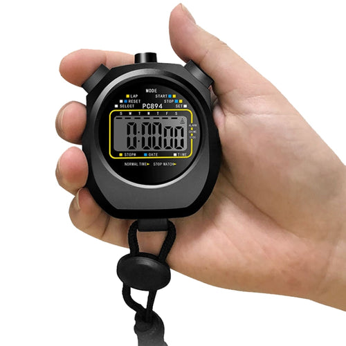 PC894 นาฬิกาจับเวลาอิเล็กทรอนิกส์ นาฬิกาจับเวลากีฬา ฟิตเนส การฝึกอบรมผู้ตัดสิน, PC894