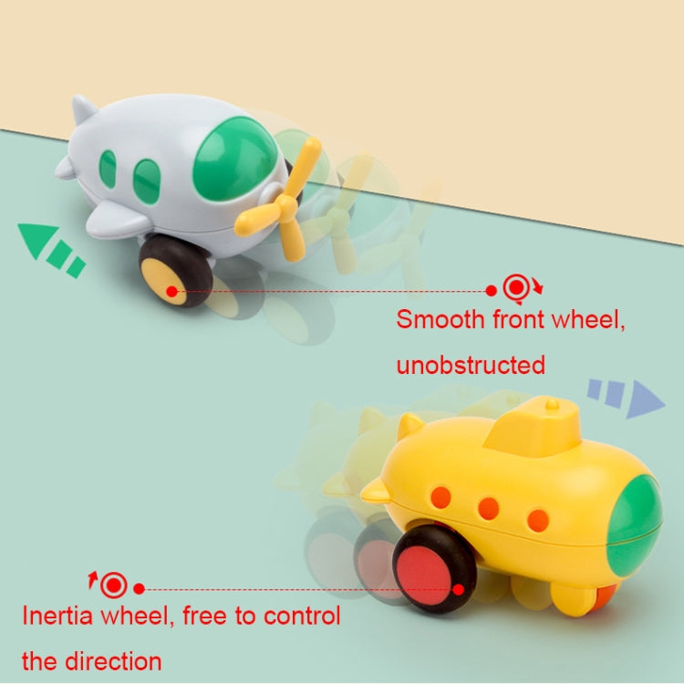 เด็กการ์ตูนรถของเล่นดึงกลับมินิแรงเฉื่อยการ์ตูน, Police Car, Ambulance, Sanitation Vehicle, Fire, Ship, Ferry, Submarine, Battlefall, Aircraft, Transport Aircraft, Fighter, Helicopter