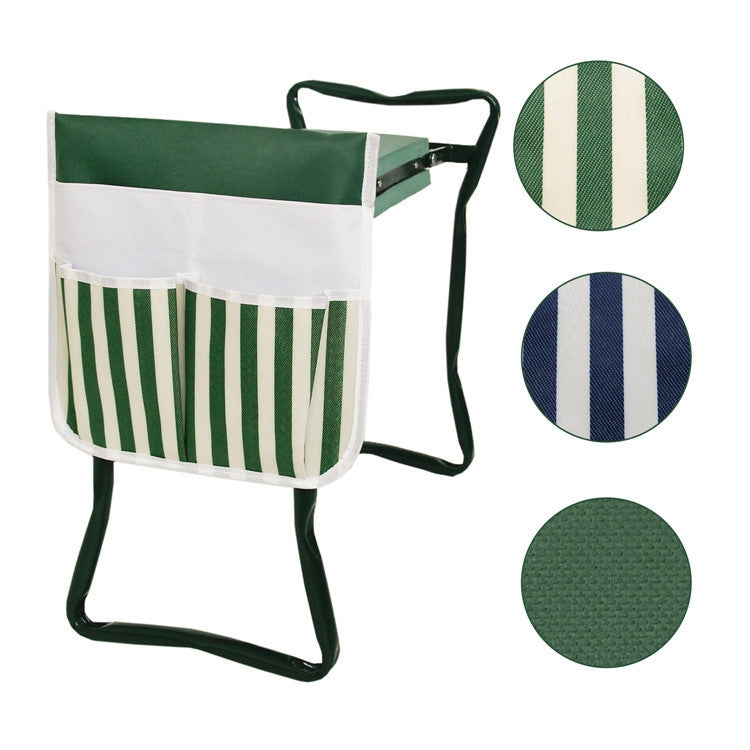 MTP-635 ถุงเก็บเครื่องมือรถเข็นม้านั่งทำสวน, MTP-635 Green Beige Stitching