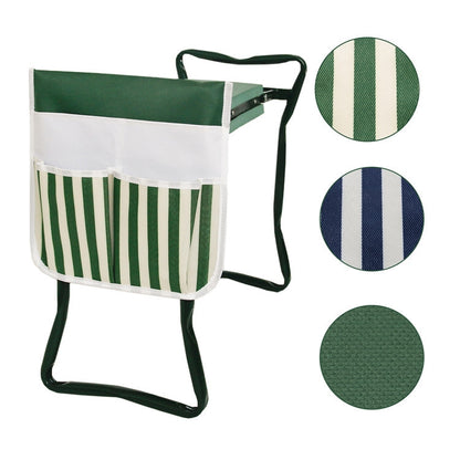 MTP-635 ถุงเก็บเครื่องมือรถเข็นม้านั่งทำสวน, MTP-635 Green Beige Stitching
