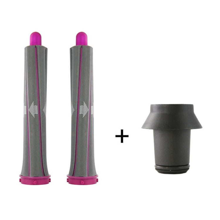 สำหรับอุปกรณ์ดัดผมไดร์เป่าผม Dyson, Hair Dryer Adapter, 1pair Long Barrels Rose Red, 1pair Long Barrels +2 Adapters Rose Red, 1pair Long Barrels +1 Adapter  Rose Red, Hair Curling Adapter