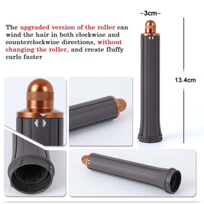 อัพเกรด Long Barrel Curling Iron สำหรับเครื่องเป่าผม Dyson HD01/02/03/04/08, 13.4cm 30mm Gold, 13.4cm 30mm Red, 13.4cm 40mm Gold, 13.4cm 40mm Red