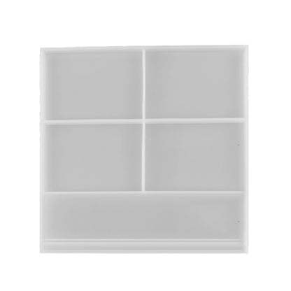 กรอบรูปสี่เหลี่ยมรูปหัวใจแสดงแม่พิมพ์ซิลิโคน DIY, Spec:, S (Rectangle), S (Heart-shaped), L (Heart-shaped), L (Square), Vertical Rectangle