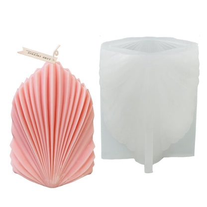 Scallop DIY แม่พิมพ์ซิลิโคนทำเทียนหอม, LZ-48, LZ-66, LZ-197, LZ-217, LZ-216, SX-LZ-305, SX-LZ-306, SX-LZ-307