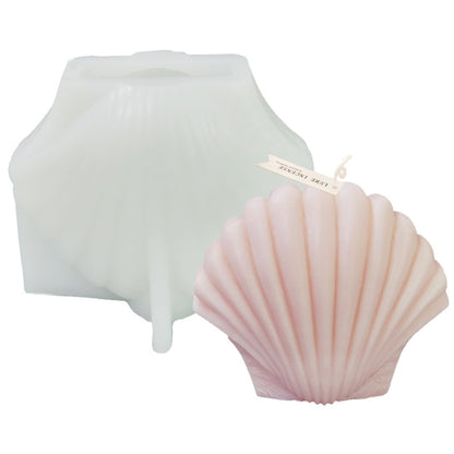 Scallop DIY แม่พิมพ์ซิลิโคนทำเทียนหอม, LZ-48, LZ-66, LZ-197, LZ-217, LZ-216, SX-LZ-305, SX-LZ-306, SX-LZ-307