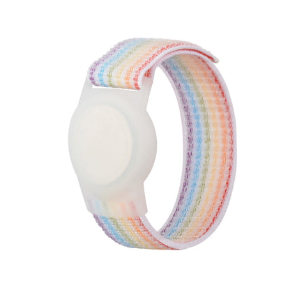 เด็กผู้ใหญ่สายรัดสายรัดข้อมือไนลอน เคส สำหรับ AirTag Tracker, 220mm, 170mm