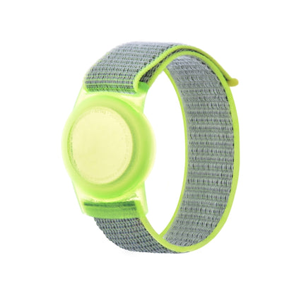 เด็กผู้ใหญ่สายรัดสายรัดข้อมือไนลอน เคส สำหรับ AirTag Tracker, 220mm, 170mm