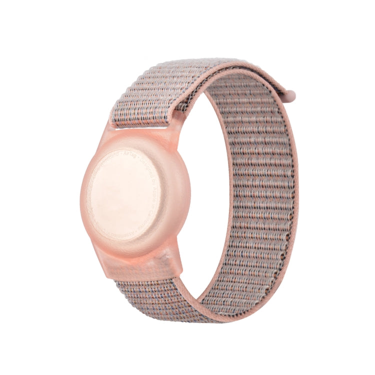 เด็กผู้ใหญ่สายรัดสายรัดข้อมือไนลอน เคส สำหรับ AirTag Tracker, 220mm, 170mm