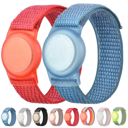 เด็กผู้ใหญ่สายรัดสายรัดข้อมือไนลอน เคส สำหรับ AirTag Tracker, 220mm, 170mm