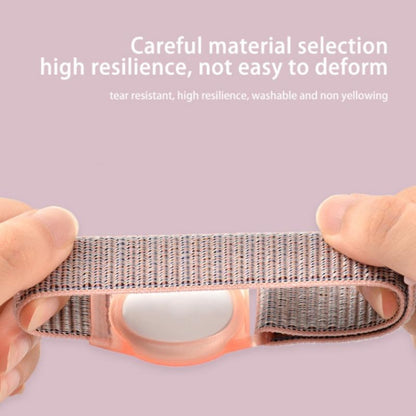 เด็กผู้ใหญ่สายรัดสายรัดข้อมือไนลอน เคส สำหรับ AirTag Tracker, 220mm, 170mm