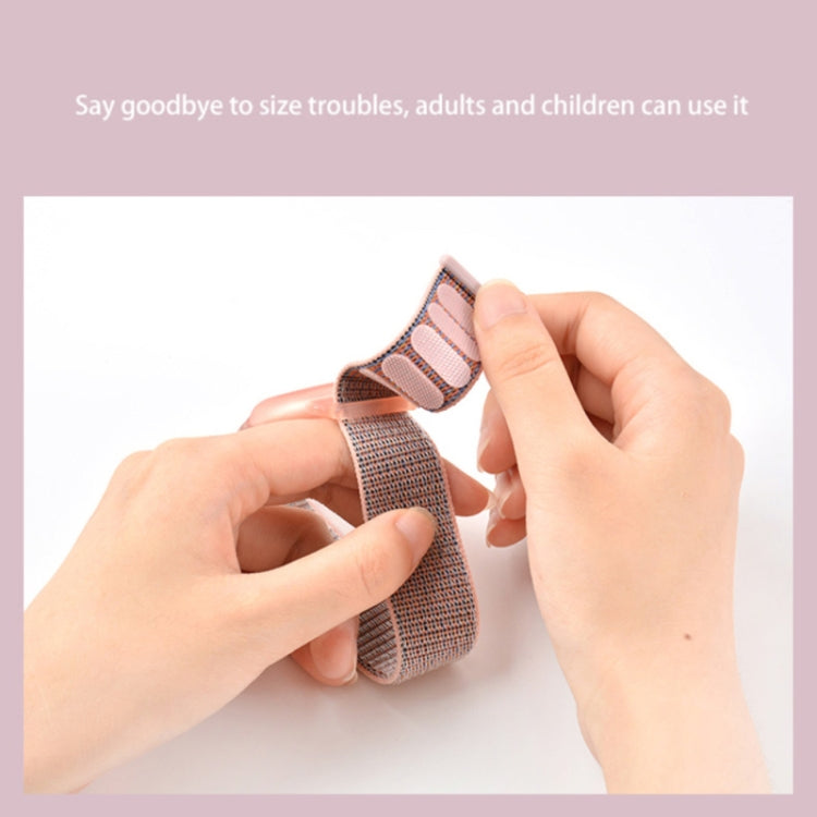 เด็กผู้ใหญ่สายรัดสายรัดข้อมือไนลอน เคส สำหรับ AirTag Tracker, 220mm, 170mm