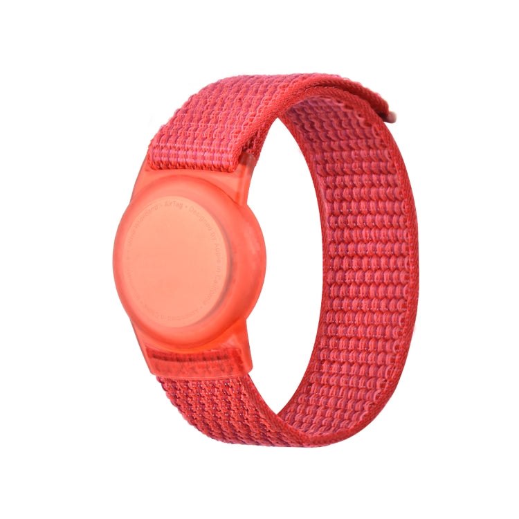 เด็กผู้ใหญ่สายรัดสายรัดข้อมือไนลอน เคส สำหรับ AirTag Tracker, 220mm, 170mm
