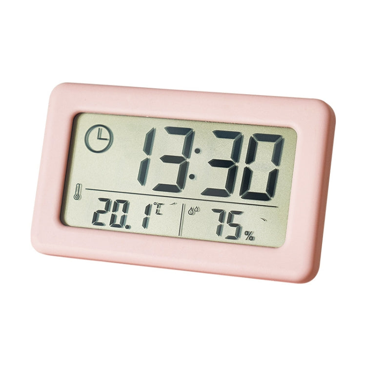 YD005 Mini Light และ Thin LCD หน้าจอ เครื่องวัดอุณหภูมิ/ความชื้น นาฬิกาอิเล็กทรอนิกส์, สีขาว, สีแดง, สีเขียว, สีน้ำเงิน, สีดำ