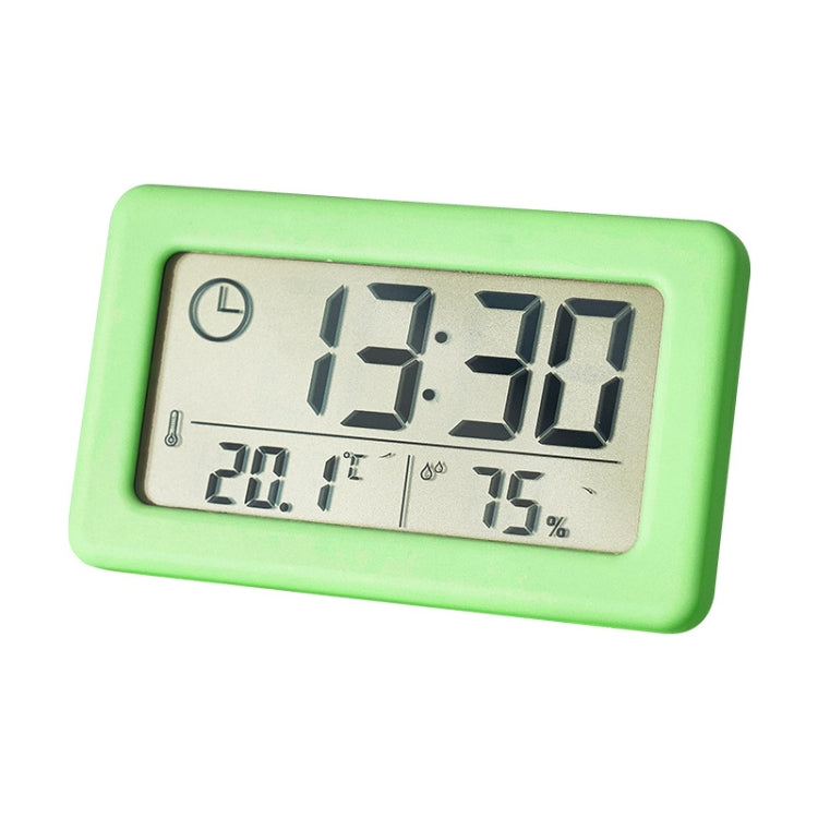 YD005 Mini Light และ Thin LCD หน้าจอ เครื่องวัดอุณหภูมิ/ความชื้น นาฬิกาอิเล็กทรอนิกส์, สีขาว, สีแดง, สีเขียว, สีน้ำเงิน, สีดำ