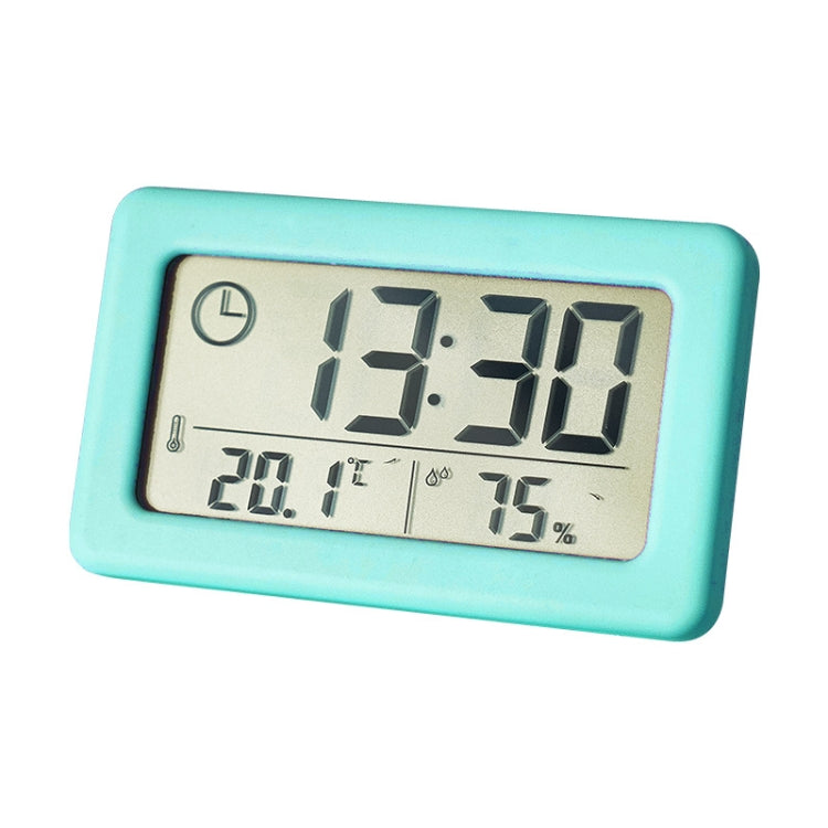 YD005 Mini Light และ Thin LCD หน้าจอ เครื่องวัดอุณหภูมิ/ความชื้น นาฬิกาอิเล็กทรอนิกส์, สีขาว, สีแดง, สีเขียว, สีน้ำเงิน, สีดำ