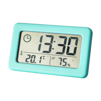 YD005 Mini Light และ Thin LCD หน้าจอ เครื่องวัดอุณหภูมิ/ความชื้น นาฬิกาอิเล็กทรอนิกส์, สีขาว, สีแดง, สีเขียว, สีน้ำเงิน, สีดำ