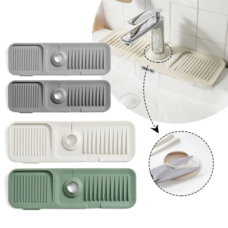 Faucet Silicone Draining Mat Anti-splash Kitchen Sink แผ่นสบู่กันลื่น, Large, Extra Large