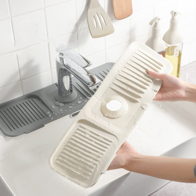 Faucet Silicone Draining Mat Anti-splash Kitchen Sink แผ่นสบู่กันลื่น, Large, Extra Large