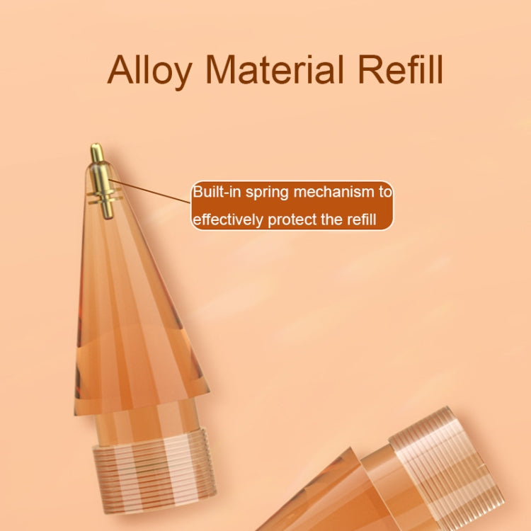 สำหรับ Apple Pencil 1/2 2 ชิ้น Stylus Transparent Replacement Nib, Spec:, Extended (Red), Extended (Blue), Extended (Green), Extended (Pink), Extended (Gray), Extended (Gold), Extended (Purple), Round (Red), Round (Blue), Round (Green), Round (Pink)   ...