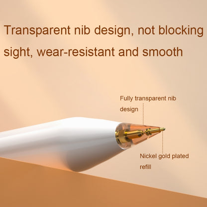 สำหรับ Apple Pencil 1/2 2 ชิ้น Stylus Transparent Replacement Nib, Spec:, Extended (Red), Extended (Blue), Extended (Green), Extended (Pink), Extended (Gray), Extended (Gold), Extended (Purple), Round (Red), Round (Blue), Round (Green), Round (Pink)   ...