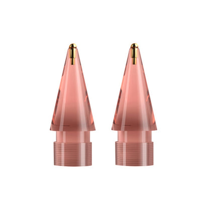 สำหรับ Apple Pencil 1/2 2 ชิ้น Stylus Transparent Replacement Nib, Spec:, Extended (Red), Extended (Blue), Extended (Green), Extended (Pink), Extended (Gray), Extended (Gold), Extended (Purple), Round (Red), Round (Blue), Round (Green), Round (Pink)   ...