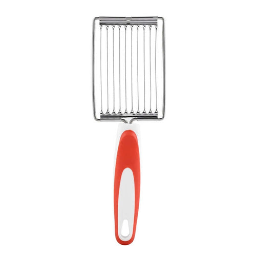 Tomato Luncheon Meat Slicer เครื่องตัดผลไม้สแตนเลสกันลื่น, Fruit Cutter(Orange), Fruit Cutter(Purple), Fruit Cutter(Blue), Fruit Cutter(Green)