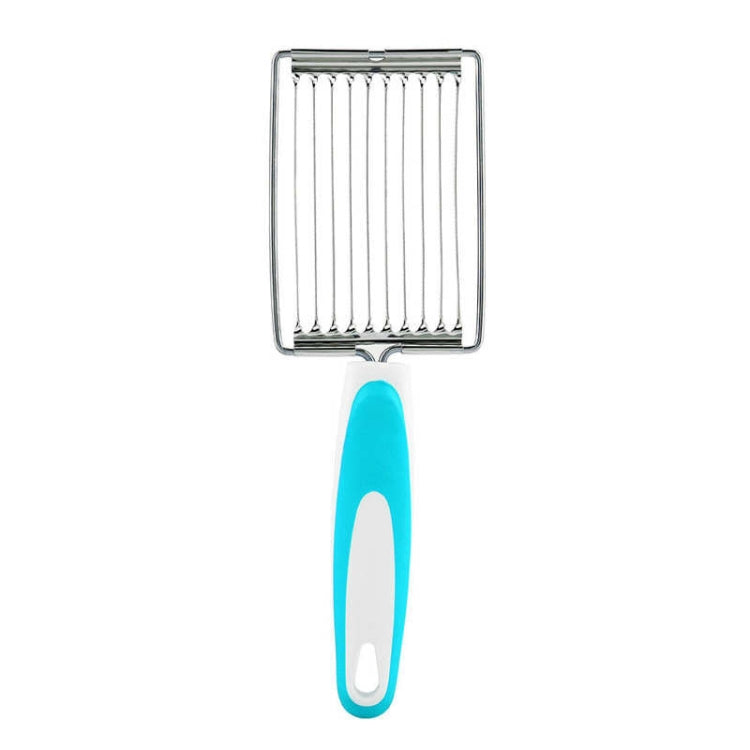 Tomato Luncheon Meat Slicer เครื่องตัดผลไม้สแตนเลสกันลื่น, Fruit Cutter(Orange), Fruit Cutter(Purple), Fruit Cutter(Blue), Fruit Cutter(Green)