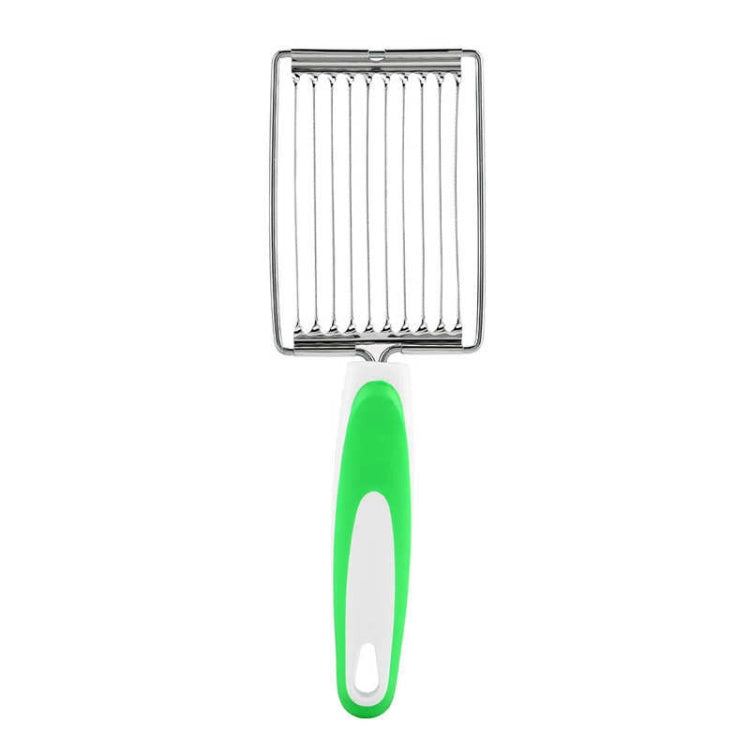 Tomato Luncheon Meat Slicer เครื่องตัดผลไม้สแตนเลสกันลื่น, Fruit Cutter(Orange), Fruit Cutter(Purple), Fruit Cutter(Blue), Fruit Cutter(Green)