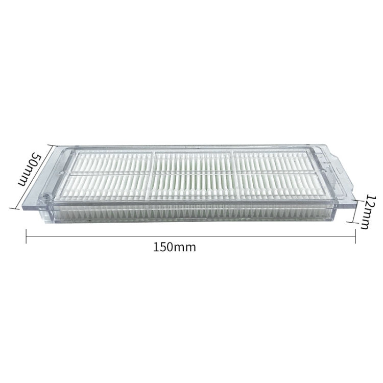 สำหรับอุปกรณ์เปลี่ยนเครื่องดูดฝุ่น Xiaomi Mijia MJSTP ข้อมูลจำเพาะ:, 2pcs Filter, 1pc Main Brush, 1pair Side Brush, 1pc Rag, Kit