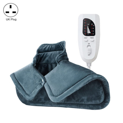 ผ้าคลุมไหล่อุ่นไฟฟ้าที่หลังและคอ, UK Plug (Creamy-white), EU Plug (Creamy-white), US Plug (Creamy-white), AU Plug (Creamy-white), UK Plug (Dark Gray), EU Plug (Dark Gray), AU Plug (Dark Gray)