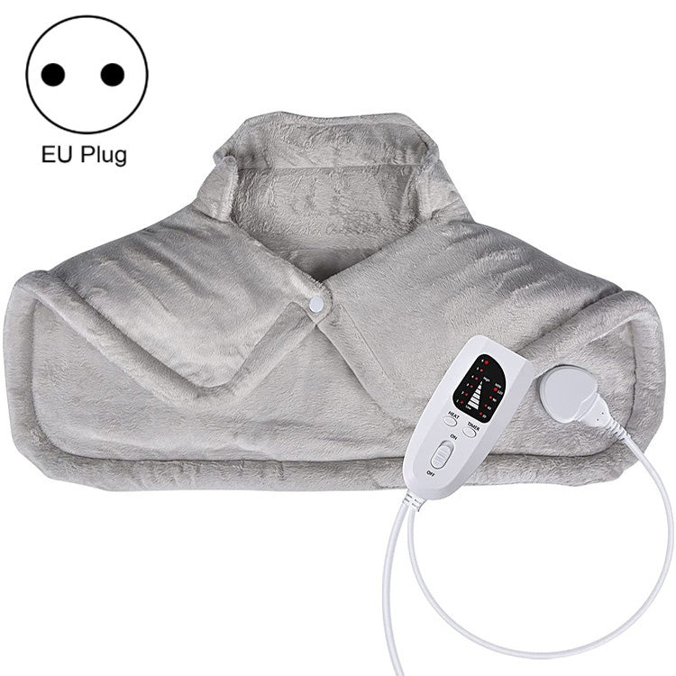 ผ้าคลุมไหล่อุ่นไฟฟ้าที่หลังและคอ, UK Plug (Creamy-white), EU Plug (Creamy-white), US Plug (Creamy-white), AU Plug (Creamy-white), UK Plug (Dark Gray), EU Plug (Dark Gray), AU Plug (Dark Gray)