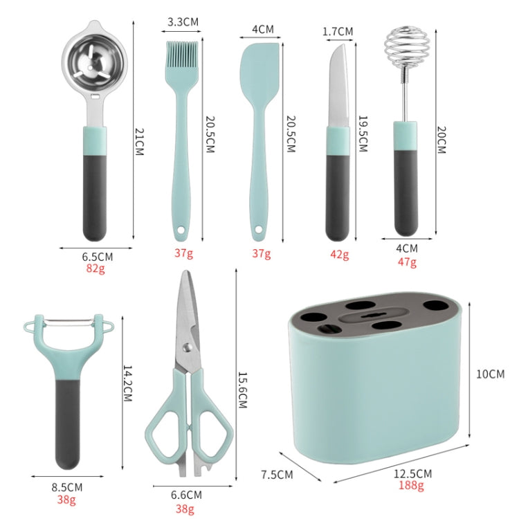 ชุดอุปกรณ์ครัวเครื่องปอกสแตนเลสพร้อมที่เก็บของ, 5 PCS / Set, 6 PCS / Set, 8 PCS / Set