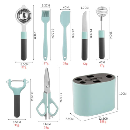 ชุดอุปกรณ์ครัวเครื่องปอกสแตนเลสพร้อมที่เก็บของ, 5 PCS / Set, 6 PCS / Set, 8 PCS / Set