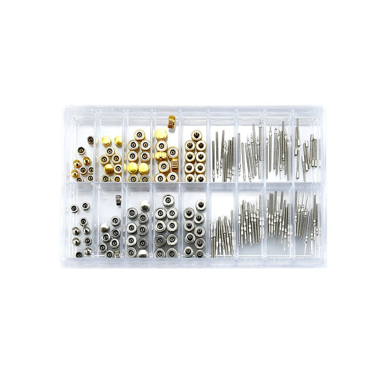 170 ชิ้น / กล่อง C012 Watch Accessories Epoxy Watch Crown and Stem Repair Parts, 170 PCS / Box C012