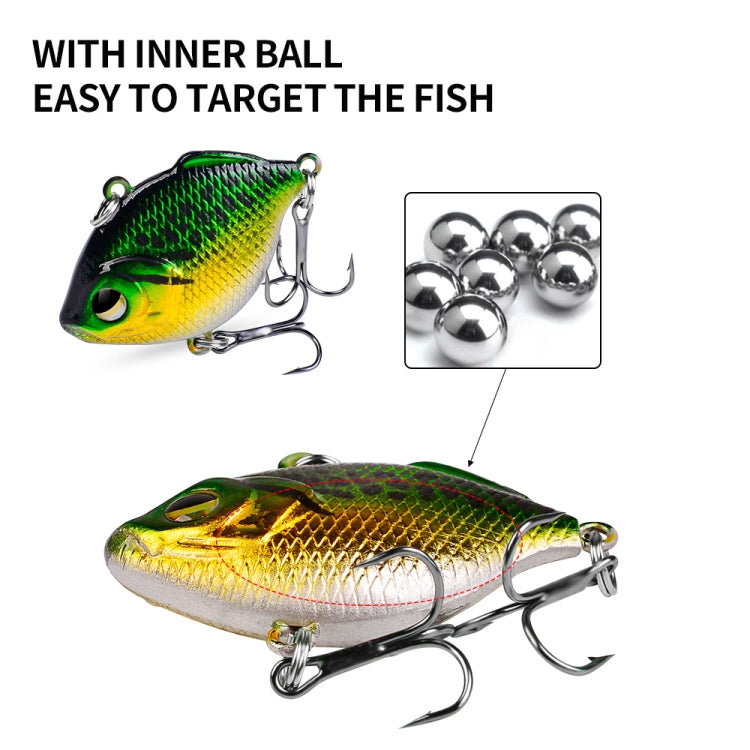 3 PCS PROBEROS DW1044 4.5cm/8.5g เหยื่อปลอม Iconic Plastic VIB Hard Bait, DW1044 A, DW1044 B, DW1044 C, DW1044 D, DW1044 E, DW1044 F, DW1044 G, DW1044 H