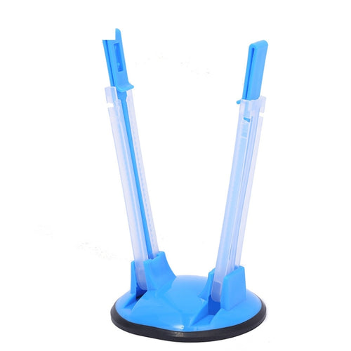 2 PCS Baggy Rack Holder For Food Prep Bag Plastic Freezer Bag Ziplock Bag Holder Stand, สีเขียว, สีน้ำเงิน, สีส้ม