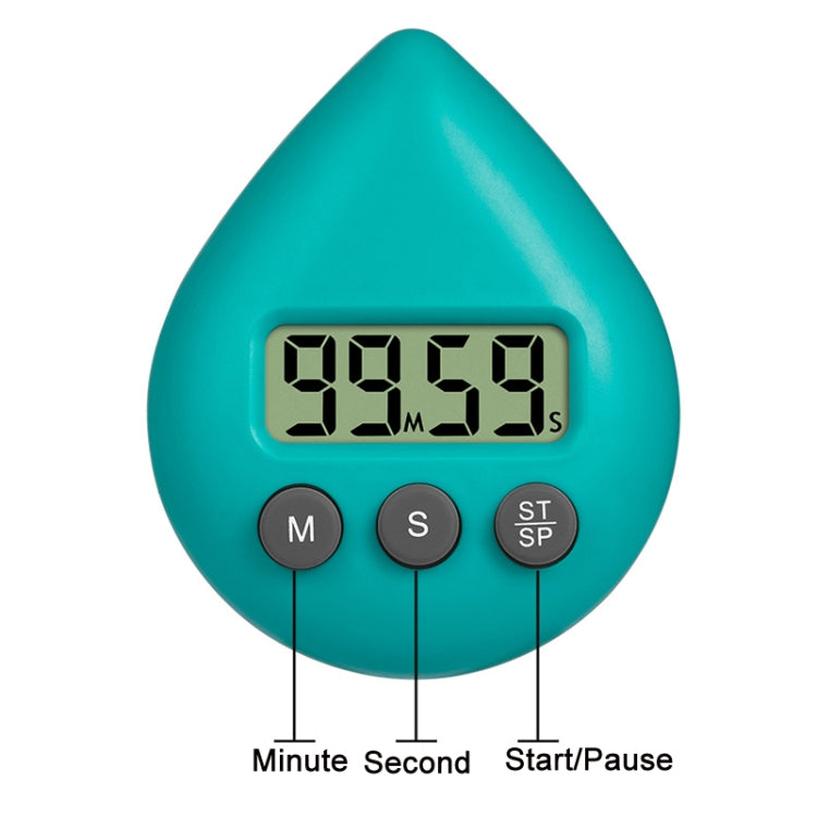 Water Drop Electronic Timer การแจ้งเตือนการเรียนรู้ของนักเรียน, สีขาว, สีดำ, สีส้ม, สีเขียว, สีน้ำเงิน, สีชมพูอ่อน, Yellow Green, สีเขียวอ่อน