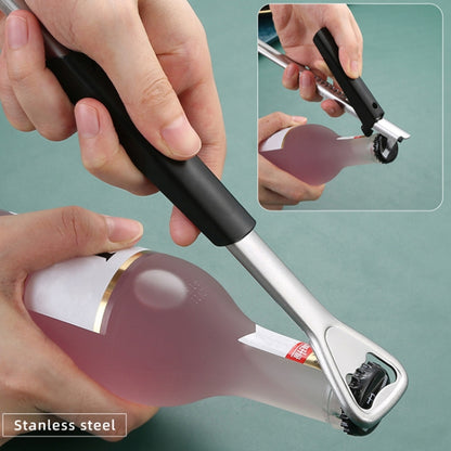2 PCS 2 in 1 ที่เปิดกระป๋องแบบยืดหดได้ที่เปิดขวดเบียร์, Retractable Can Opener