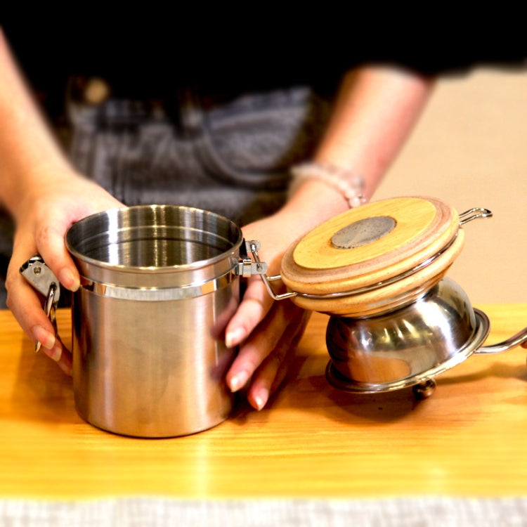 เครื่องบดเมล็ดกาแฟมือหมุนสแตนเลสในครัวเรือน, Hand Crank